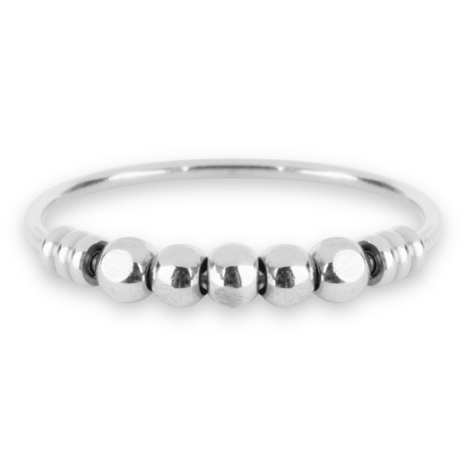 FRENCH RIVIERA | Simple Anxiety Ring - surgical steel stress ring