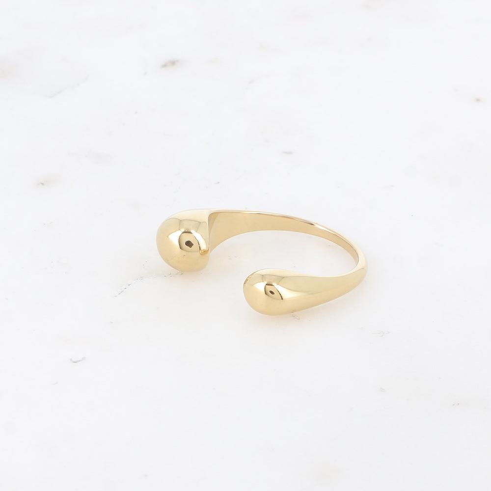 BOHM PARIS | Bague Mercer - surgical steel ring without stones (gold)