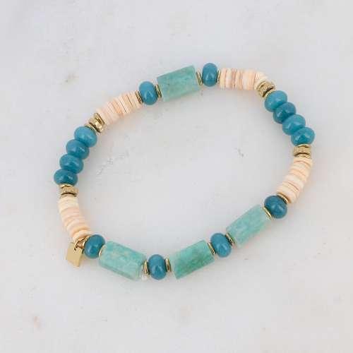 BOHM PARIS | Bracelet Taïssia - amazonite natural stone bracelet