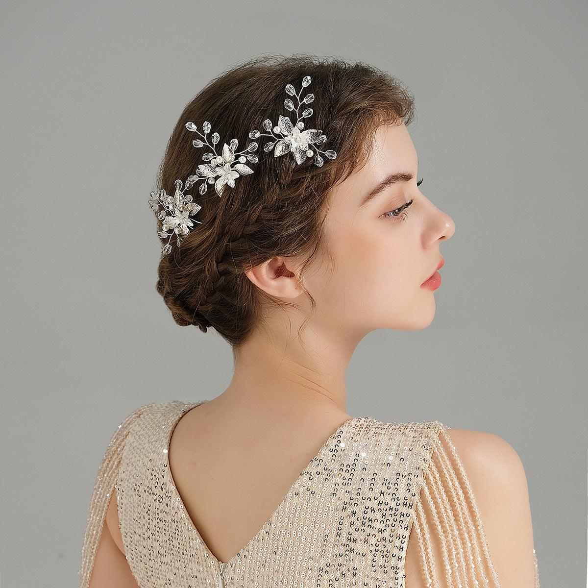 ROMANCE | Eugenia silver-tone hair accessory set