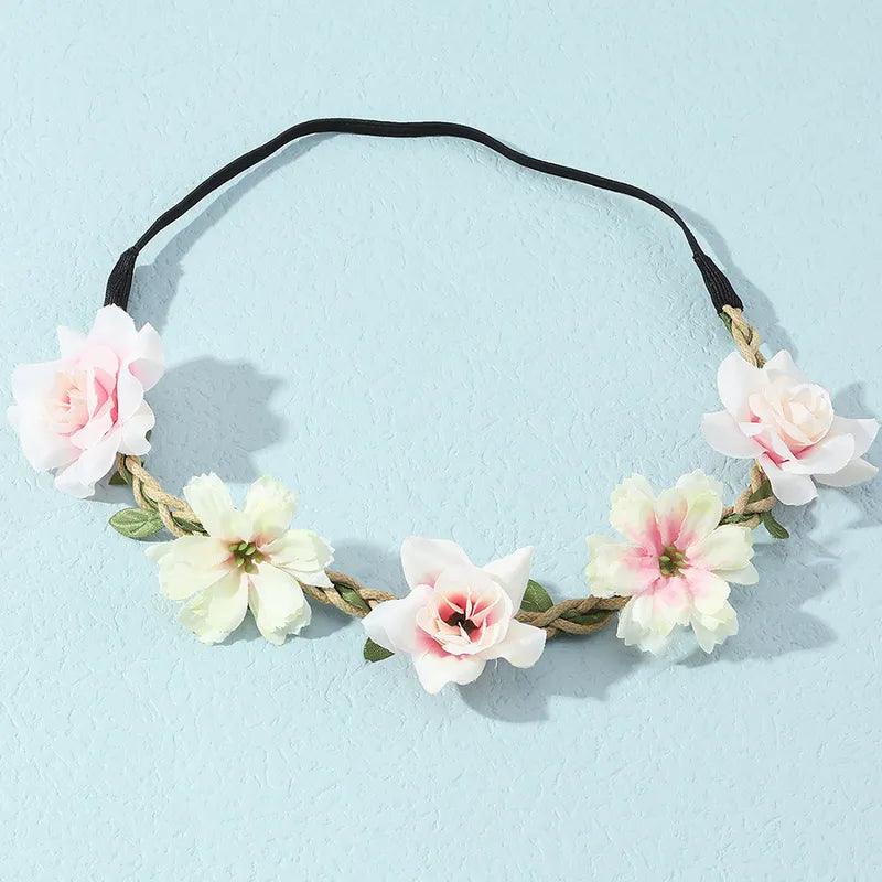 SUGAR SUGAR, Annie Hairband - graceful light flower headband with elastic band