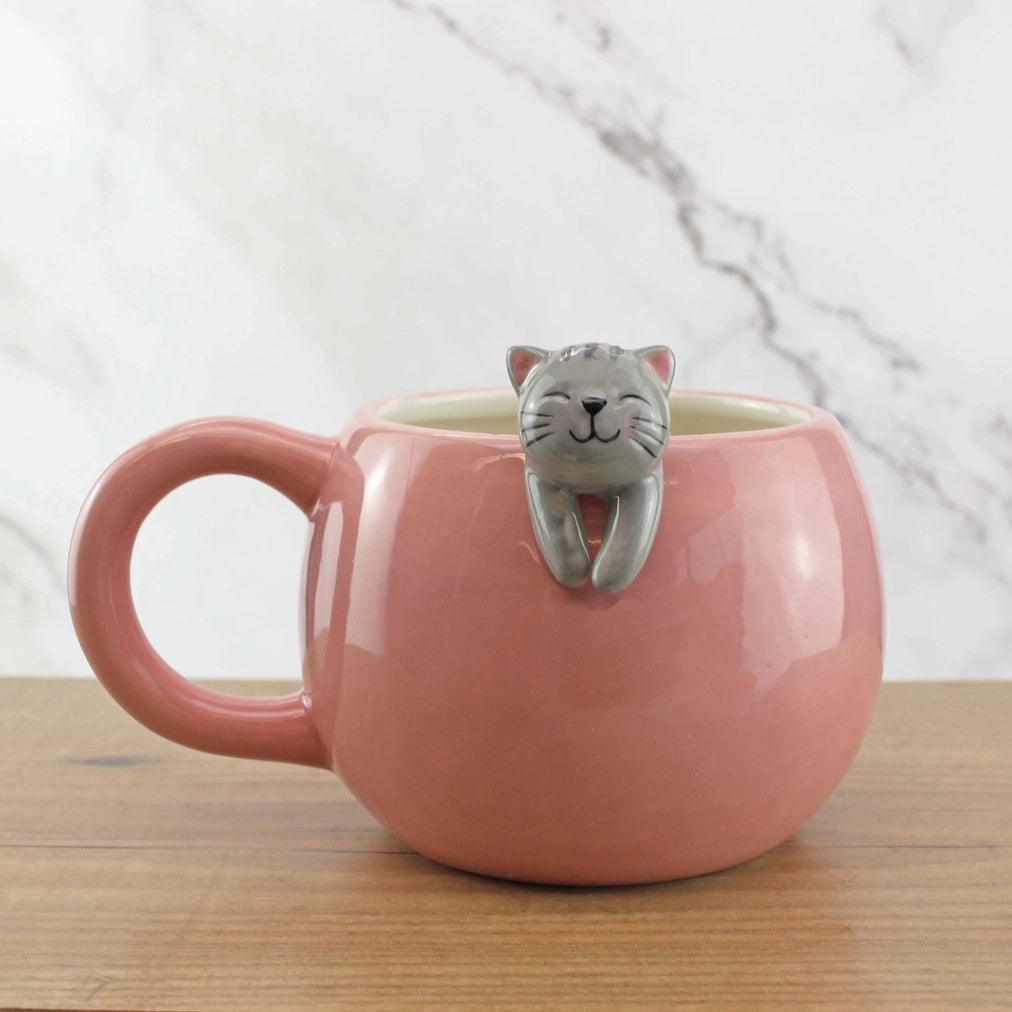 Mug, Soft Kitty - pink cat mug