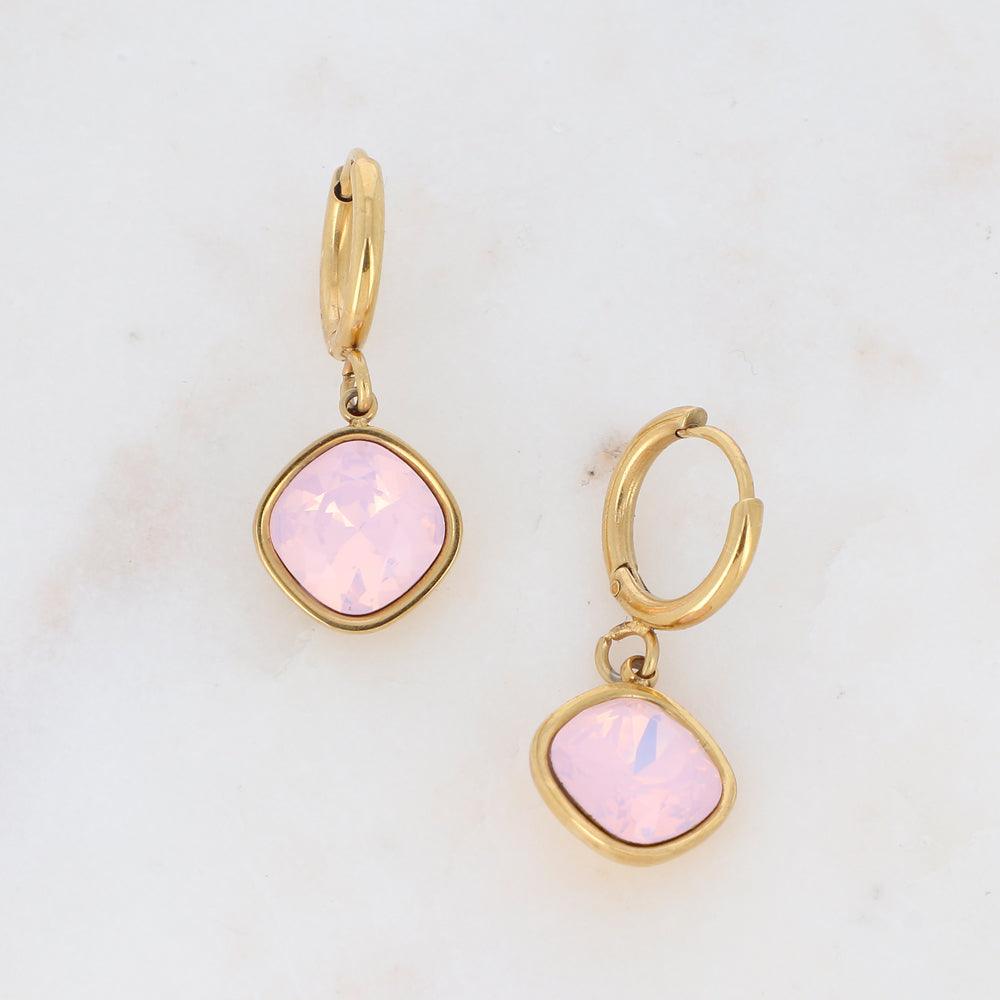 BOHM PARIS | Boucles Manoel - opalescent pink earrings