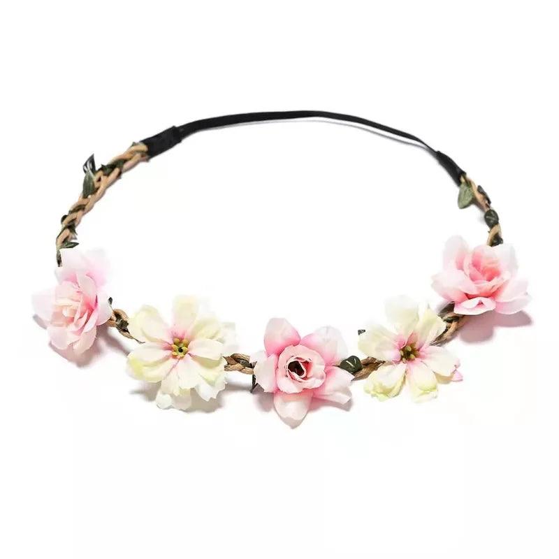 SUGAR SUGAR, Annie Hairband - graceful light flower headband with elastic band