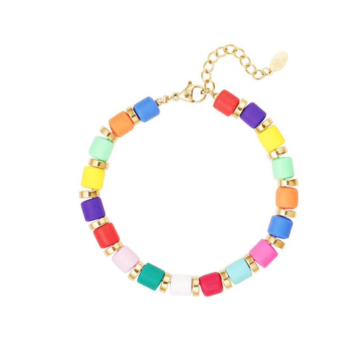 FRENCH RIVIERA | Sandra colorful surgical steel bracelet