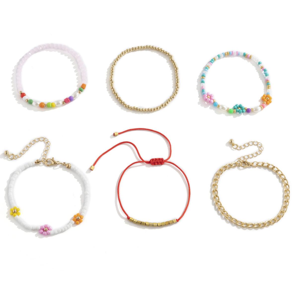 FRENCH RIVIERA | Summer - set of six colorful bracelets