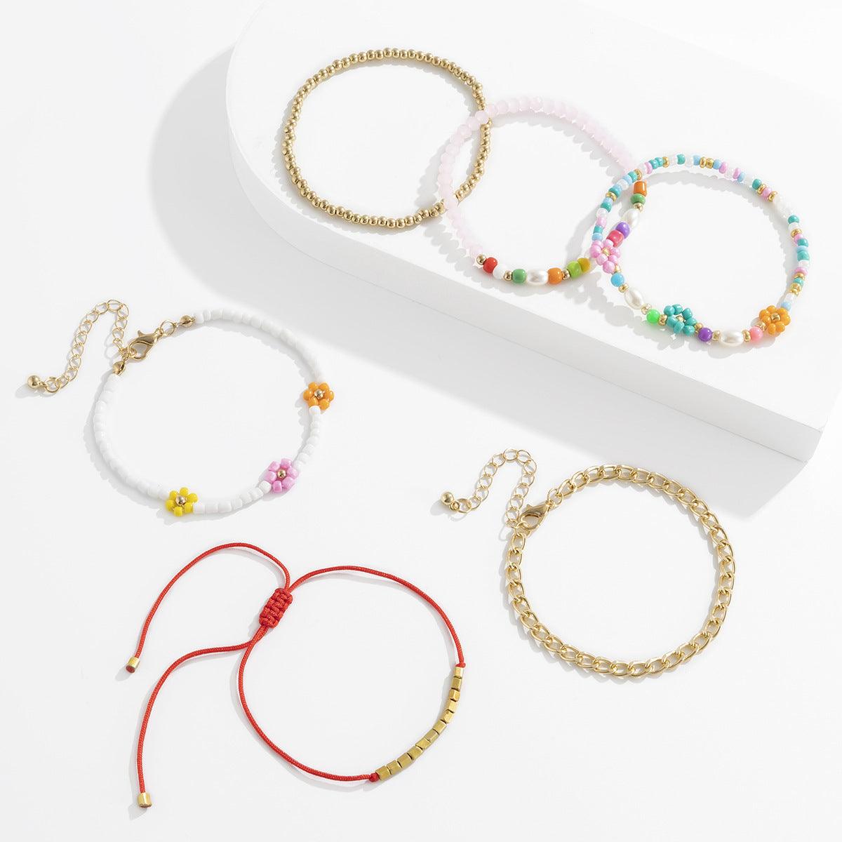 FRENCH RIVIERA | Summer - set of six colorful bracelets