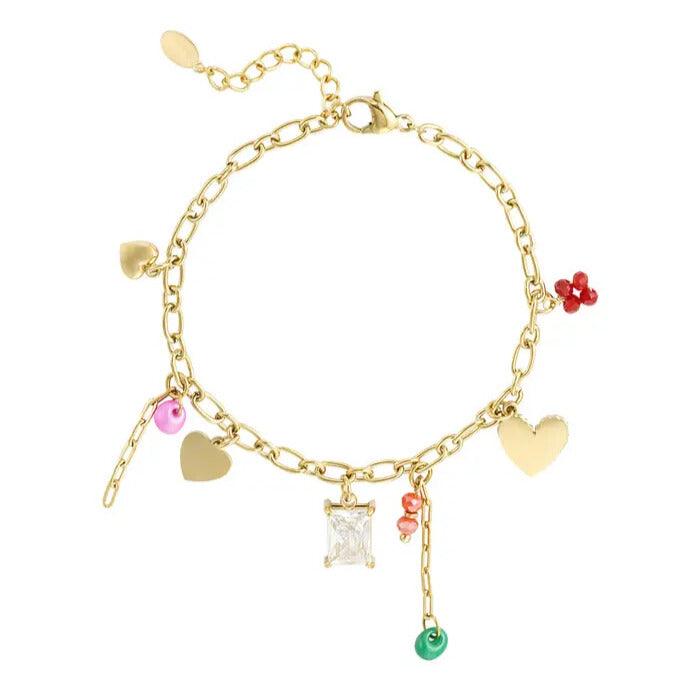 FRENCH RIVIERA | Jenny - colorful surgical steel mascot bracelet