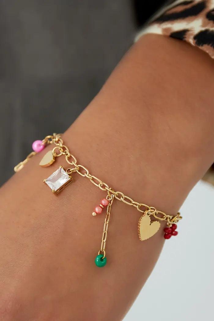 FRENCH RIVIERA | Jenny - colorful surgical steel mascot bracelet