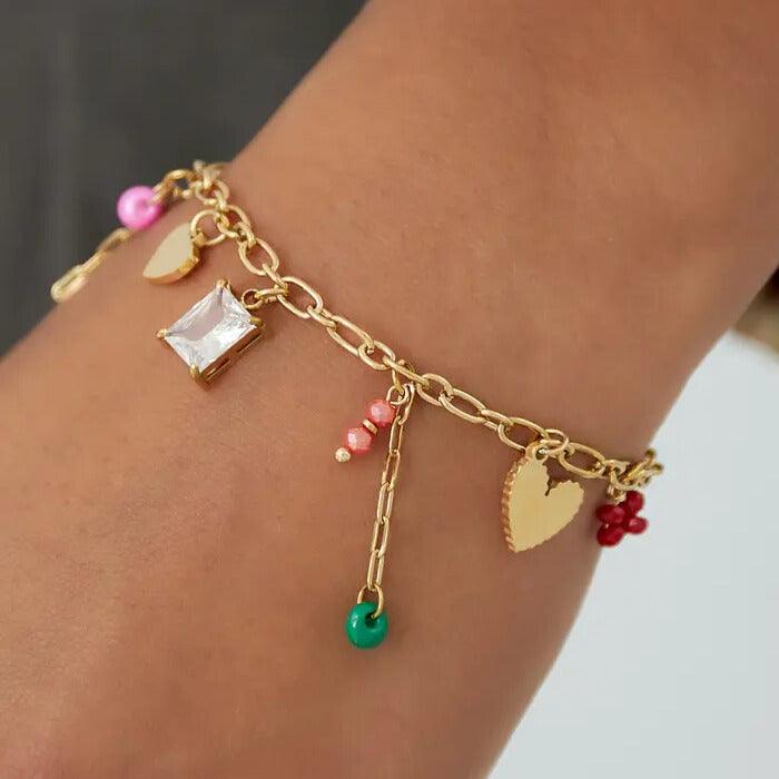 FRENCH RIVIERA | Jenny - colorful surgical steel mascot bracelet