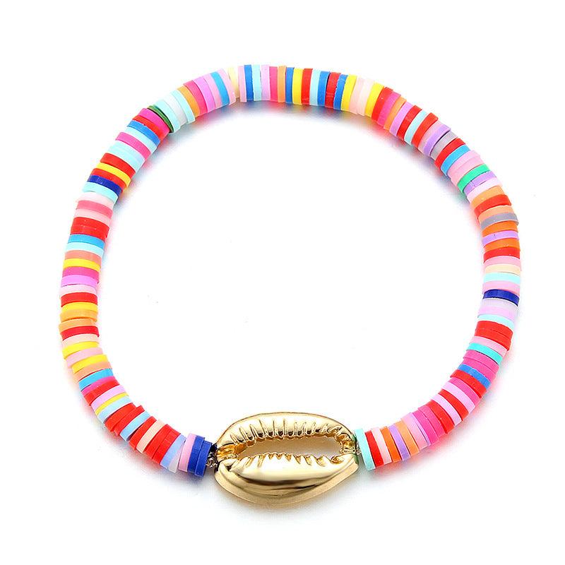 FRENCH RIVIERA | Elsie - colorful summer bracelet with shell decoration